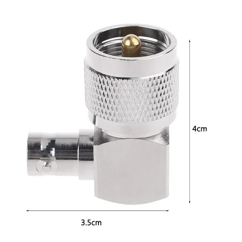 

M Male To BNC Female Plug RF Coax Coaxial Cable Connector Adapter L Shape Right Angle 90 Degree for Wireless LAN Devices Antenna