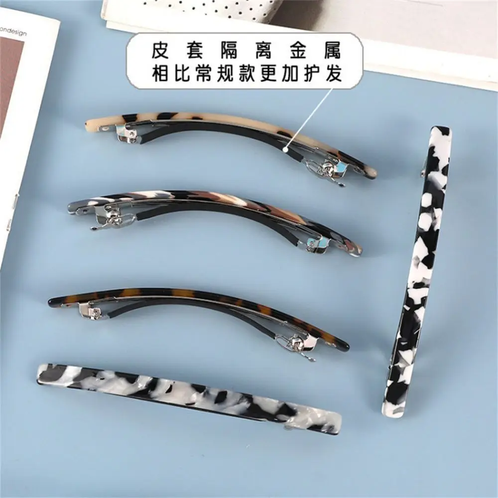 Long Gifts Acetate Hairgrips Leopard Geometric Hairpins Hair Pin Barrettes Hair Clips