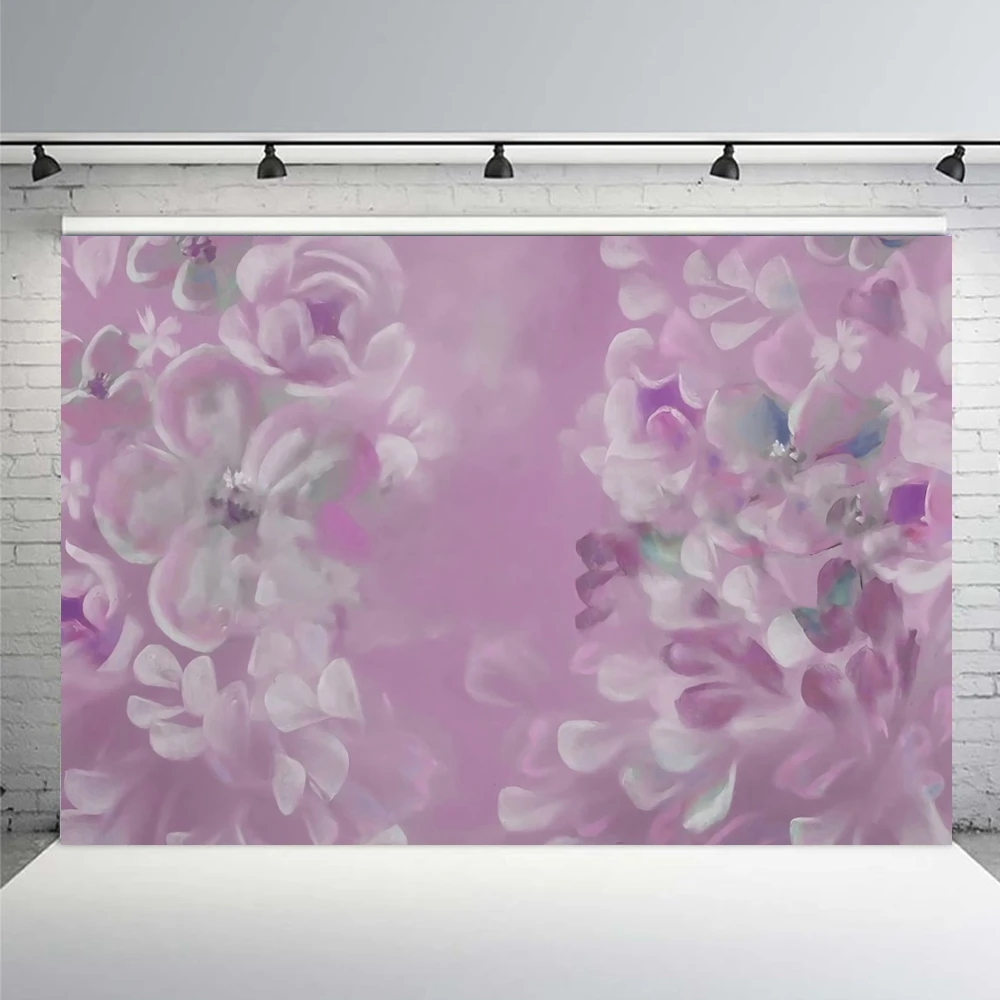 บทคัดย่อGradientดอกไม้ฉากหลังภาพวาดสีน้ํามันFloralsเจ้าสาวงานแต่งงานDecorชุดคลอดบุตรภาพพื้นหลัง