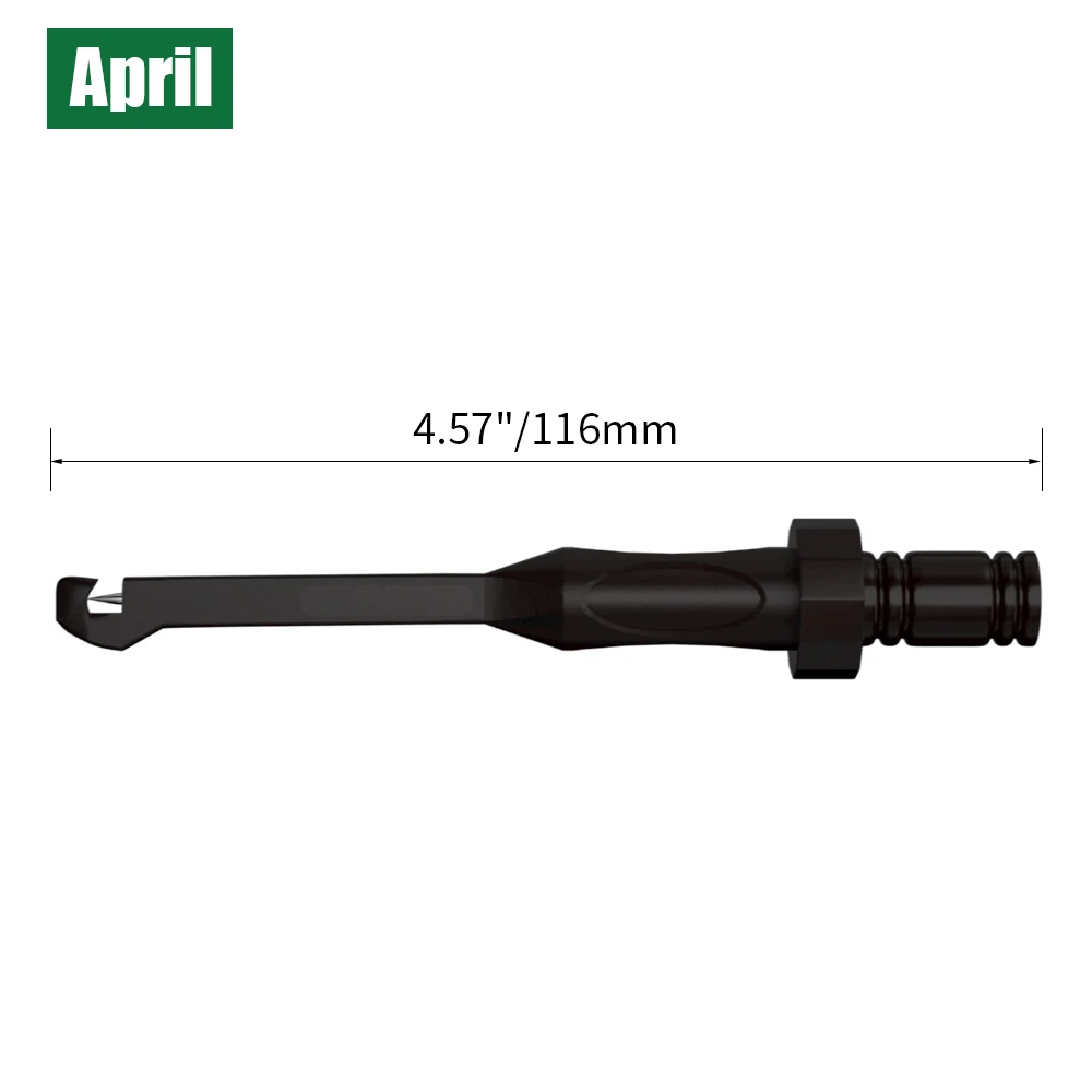Multimeter Test Rod, Non-Destructive Safety Probes for Cable Drilling with 4MM Connector, Puncture Test Hook Tool, 2 Pcs
