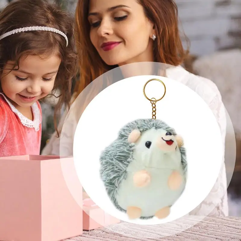 Peluche animale portachiavi borsa fascino animali di peluche Design portatile ciondolo chiave zaino accessorio per amici di famiglia bambini