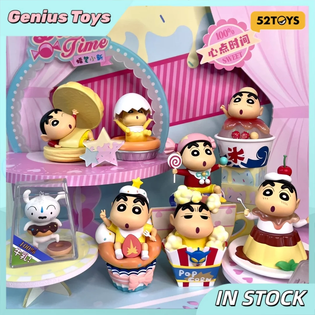 

52TOYS карандаш Шин-тян Dessert Time серии аниме фигурка слепая коробка детский модный орнамент коллекционная игрушка подарки на день рождения