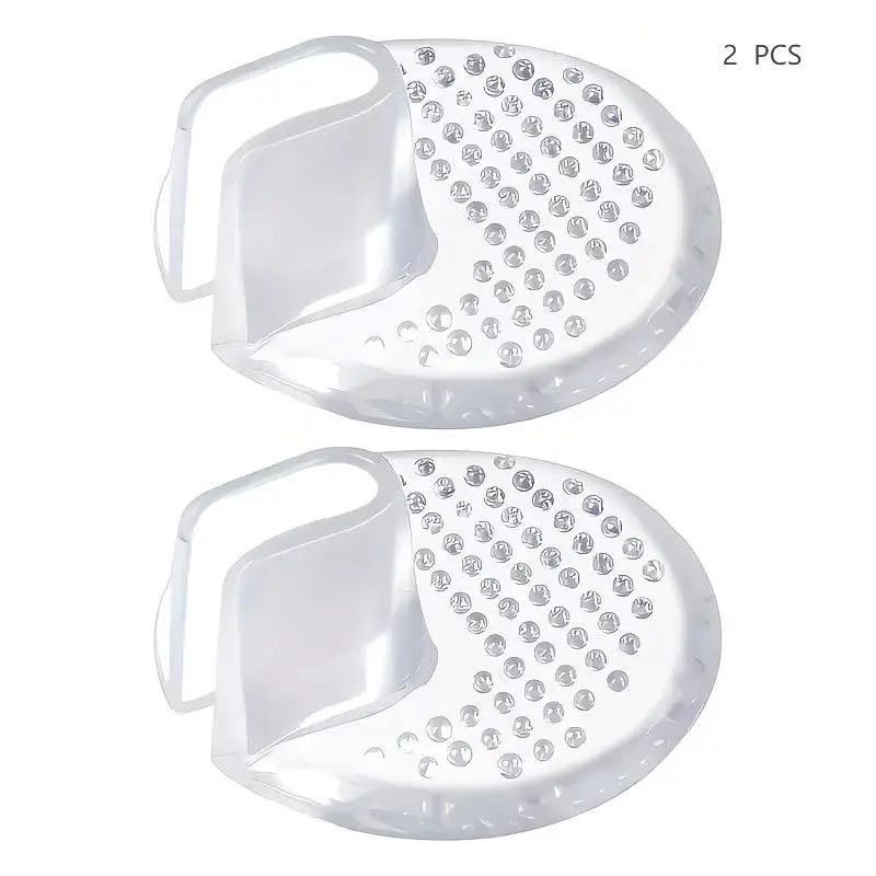 2pcs Transparent Anti-Wear Half Pads for Flip-Flops – Silicone Dots, Non-Slip Toe Protectors Sandals - view 6