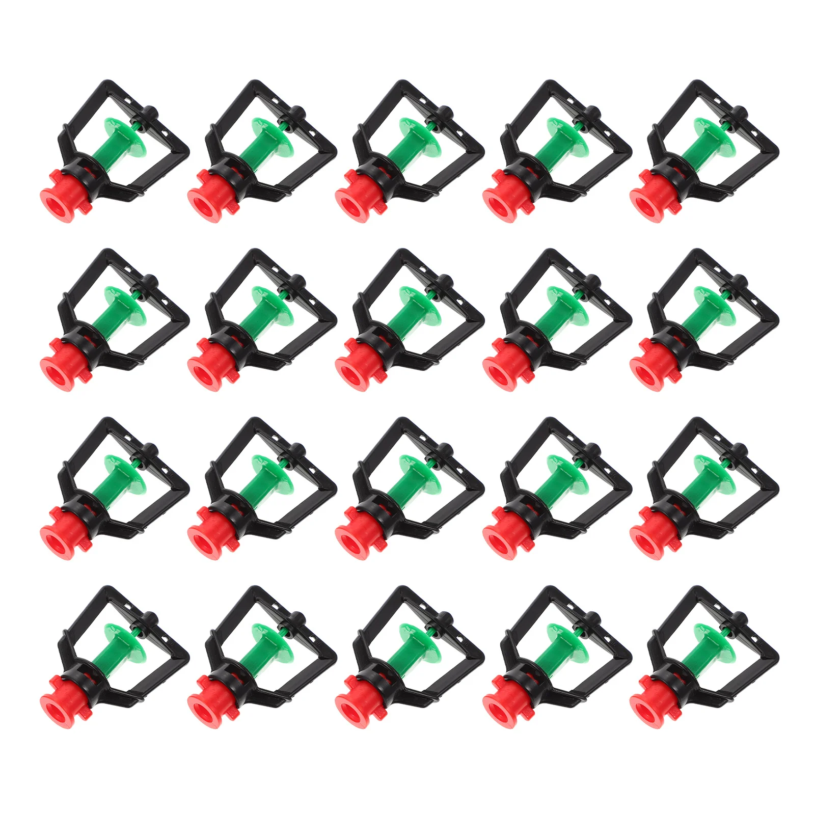 20 قطعة رأس رشاش دوار لحديقة الحديقة سقي الرش التلقائي 360 درجة الري البخاخ للزراعة #3