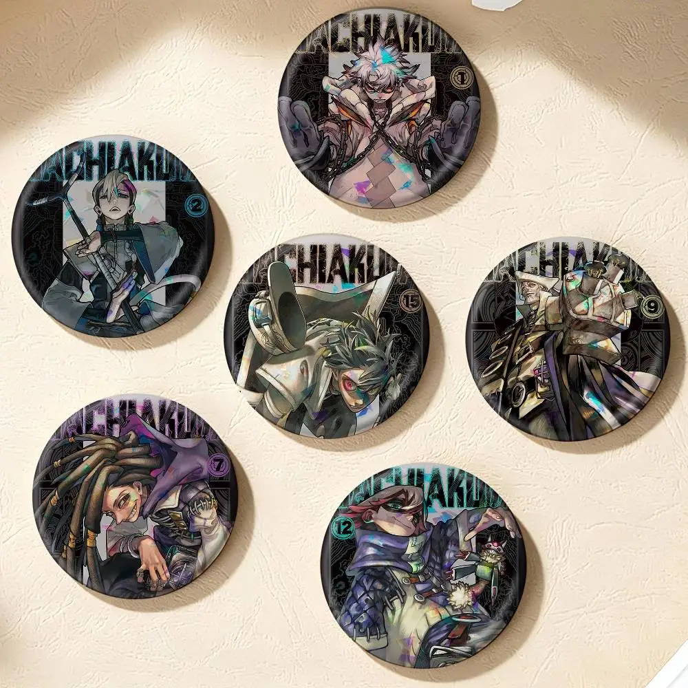 Gachiakuta Anime   75mm 58mm 44mm 25mm Brooch Backpack Hat Pins Accessories Toys Badge