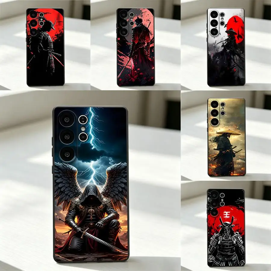 Cartoon Lightning Warrior Phone Cover Case for Samsung Galaxy S26 Ultra S24+ S24 S25+ S26+ S25 Plus S21 FE Note 20 8 9 10 S10 S9