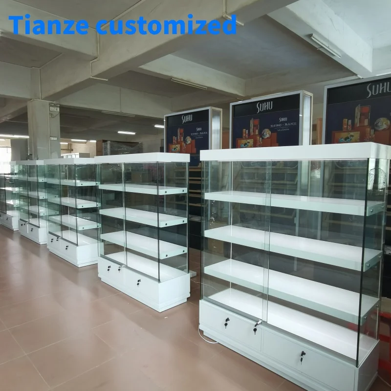 [Customized]Modern Store Showcases Optical Store with Display Rack Shop Design Optical Store Showcase Display Cabinet