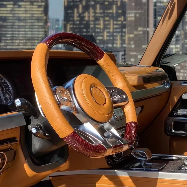 ديكور السيارة الداخلي الفاخر W463 ترقية داخلية لـ G Class 2002-2018 إلى W464 Kit #4