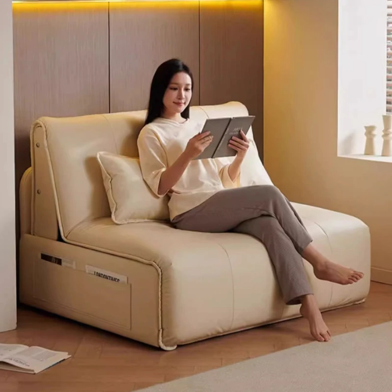 

Modern Sleep Recliner Sofas Bed Designer Nordic Single Floor Lounge Sofa Bed Lazy Foldable Woonkamerbanken Living Room Furniture