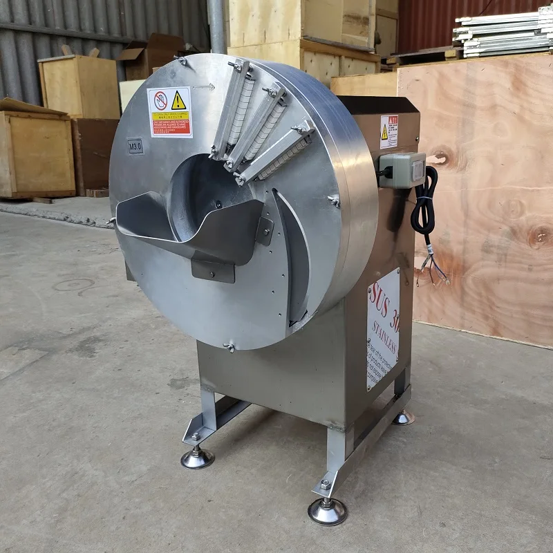 ماكينة تقطيع البطاطس المقلية التجارية الأوتوماتيكية، ماكينة تقطيع البصل والزنجبيل والخيزران