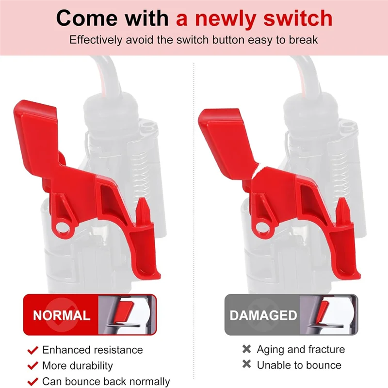 para dyson v15 sv22, v11 sv15 sv28 conjunto de interruptor de gatilho clique-in tipo peça de substituição para versão aspirador de pó po