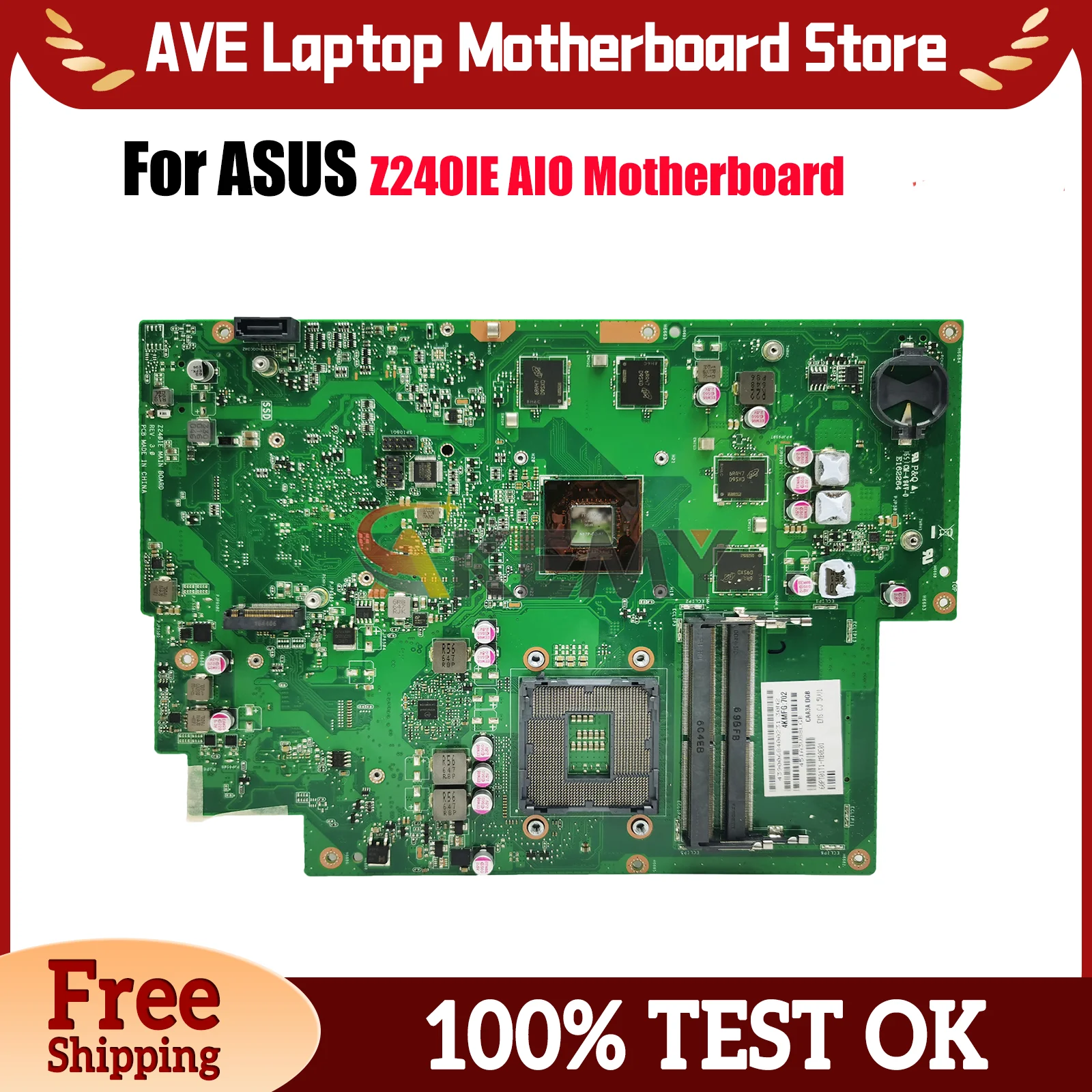 

Материнская плата Z240IE для ASUS Zen AIO Z240ICG Z240I Z240ICGK Z240IE Z240IC, материнская плата в наличии, 100% тестирование, ОК, быстрая доставка, stk