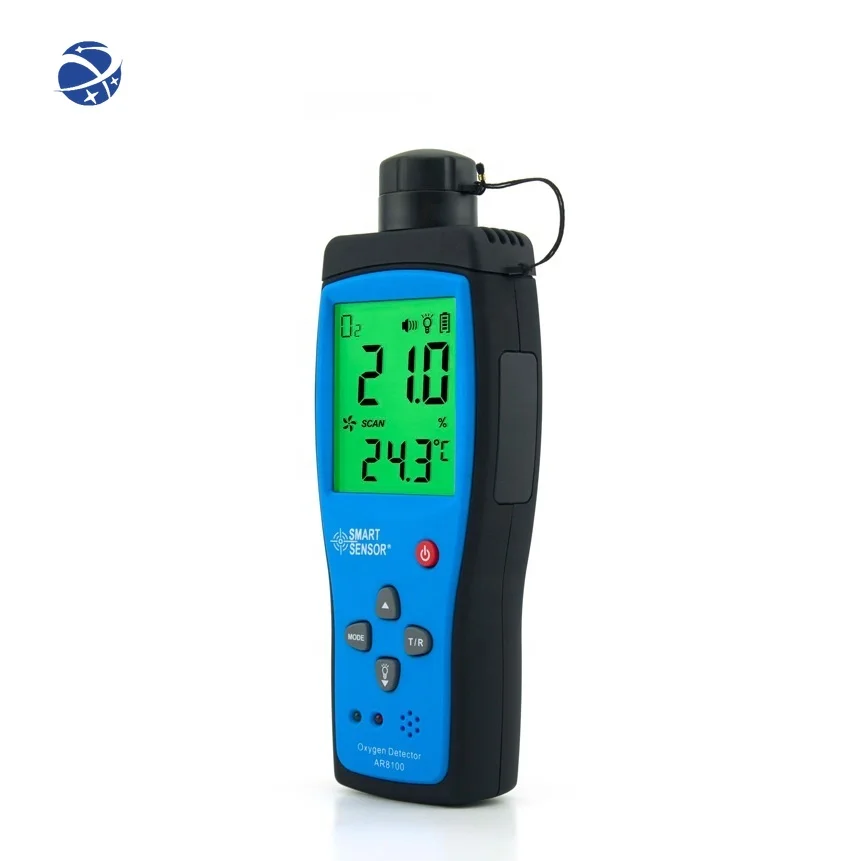 Portable O2 Air Detector AR8100 Alarm Oxygen concentration Measuring Instrument Meter