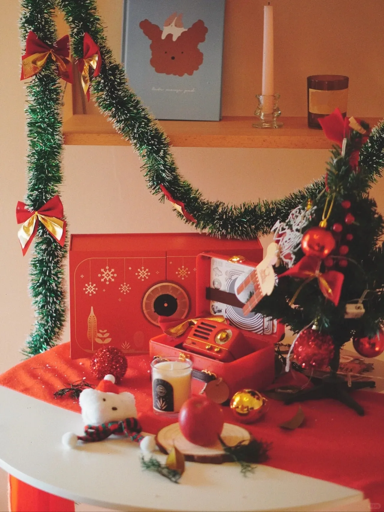 MUZEN The Little Prince OTR Speaker lilin aromaterapi Musim Dingin Speaker merah FM Radio Bluetooth musik nirkabel pemutar logam hadiah MW-2A