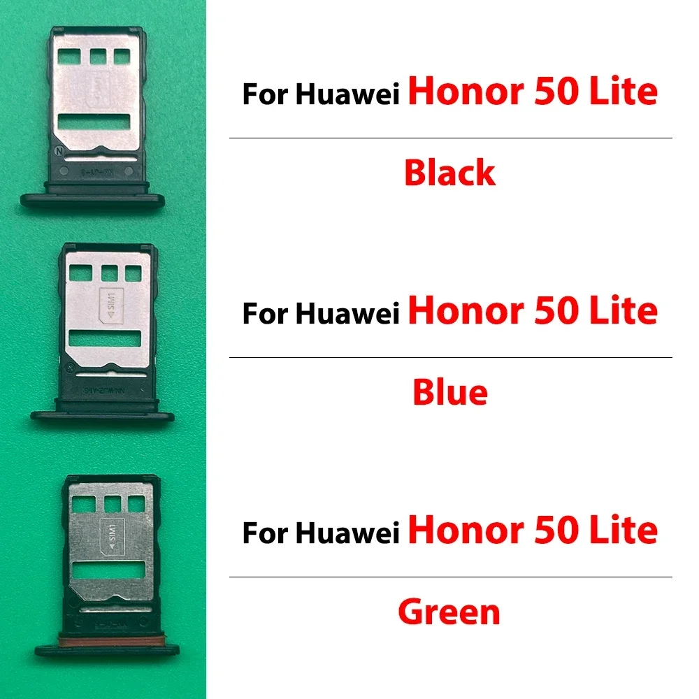 10 PCS For Huawei Honor 50 Lite 50 Pro 50 SE 60 Pro SIM Card Tray Slot Holder Adapter Accessories