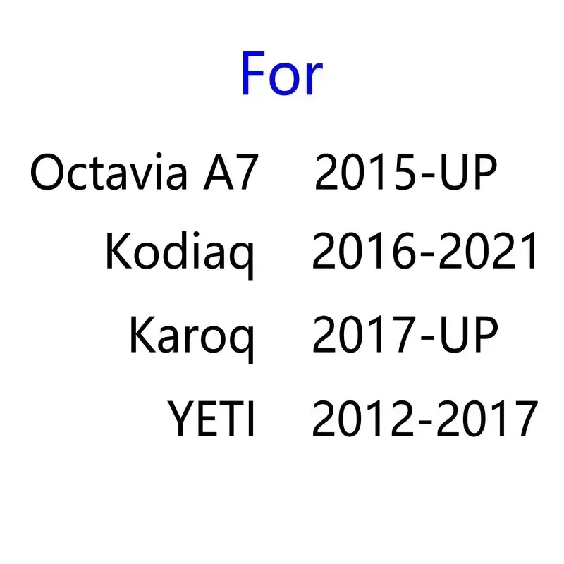 2X For Skoda VRS Octavia A7 2015 -2022 Karoq YETI 2012-2017 Kodiaq 2016-2021 Accessories LED Car Door Light Logo Projector Lamps