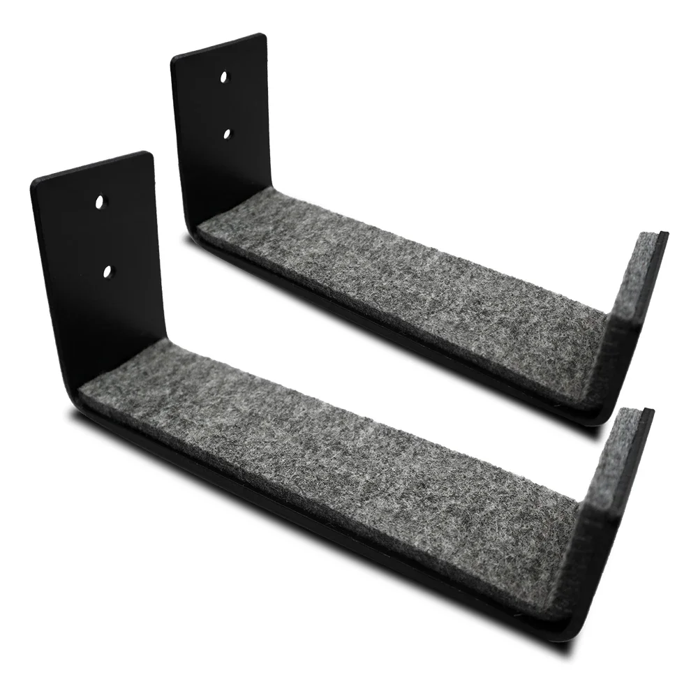 2 unid/set de estante de pared de aluminio para tabla de surf, soporte de exhibición, estante de almacenamiento para interiores para tablas largas SUP y tablas cortas multifuncionales