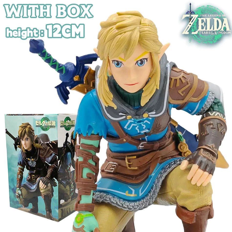 Figuras de Anime The Legend of Zelda de 12CM, caja del Tesoro de enlace, figuras de monstruo de Anime, juguetes de acción, modelo de colección, muñeca, juguete para regalo