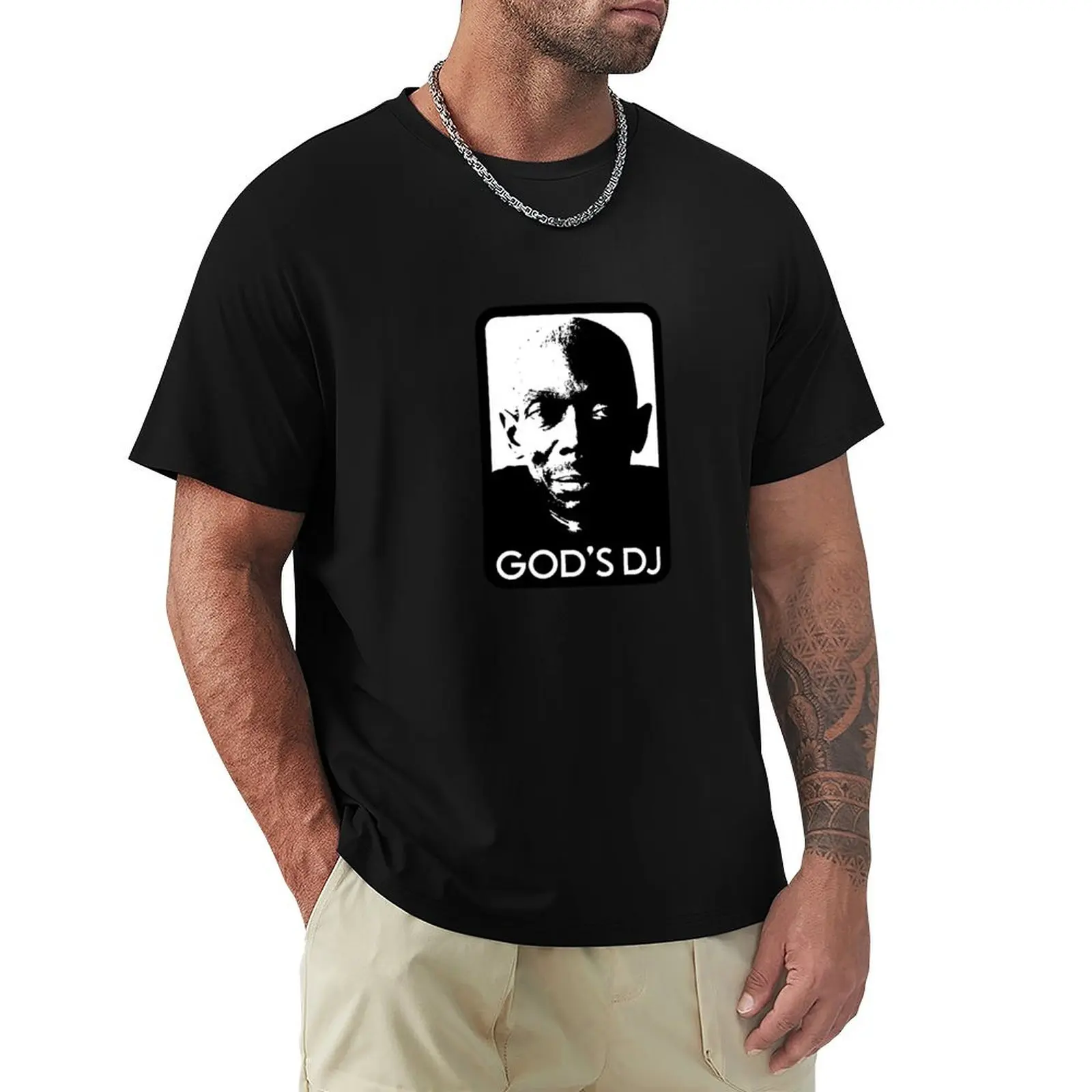 Camiseta Maxi Jazz Is Now God's DJ 3, camiseta casual para uso diário