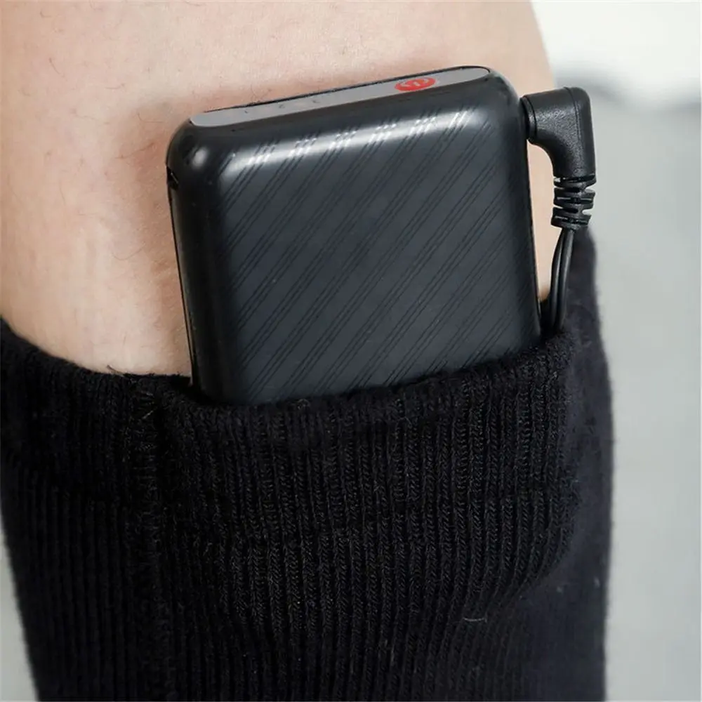 1 زوج الحرارية USB قابلة للشحن الكهربائية دفئا التدفئة السريعة الجوارب الدافئة جوارب رياضية جوارب ساخنة