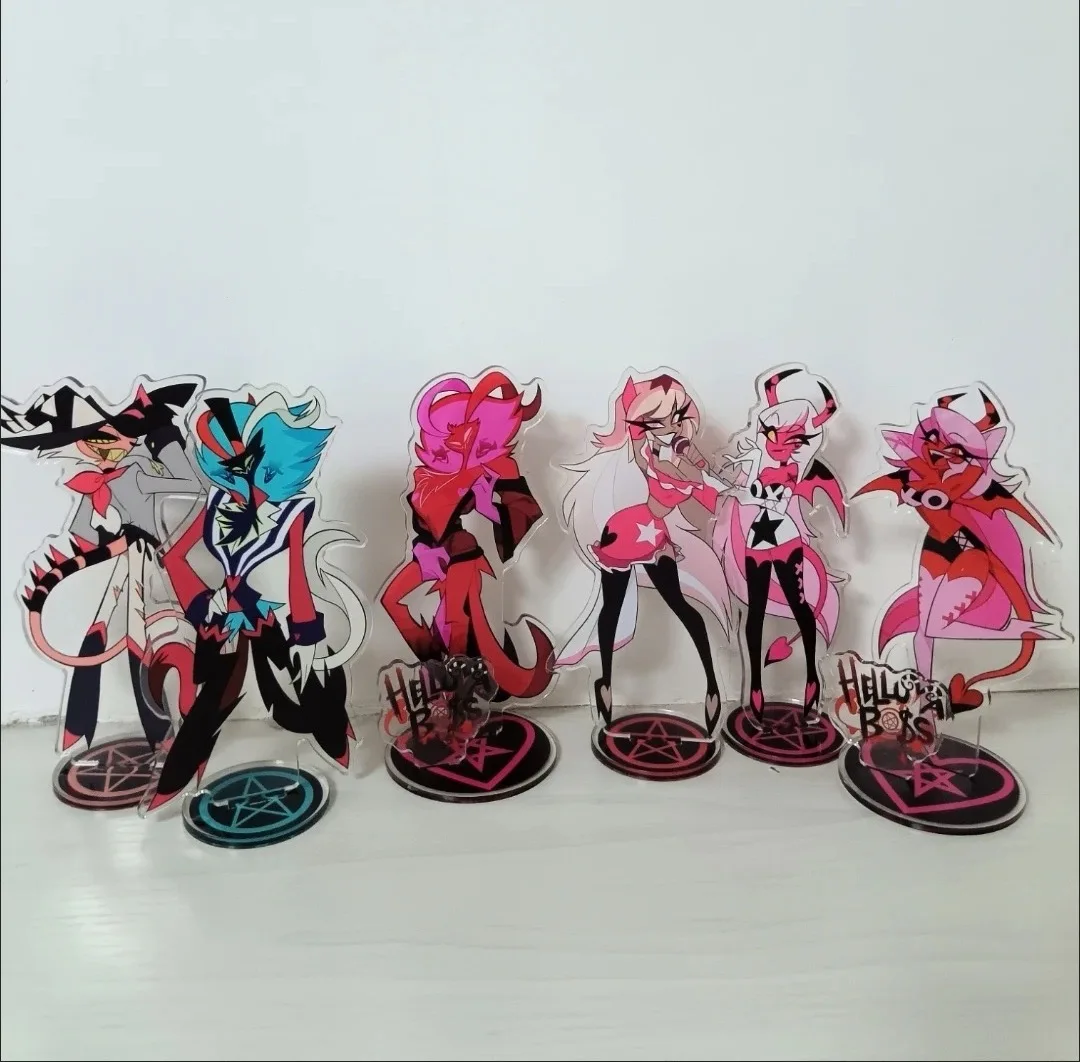 15cm Anime Surrounding Hell Inn Acrylic Plaque PVC Sharly Morning Star Vicki Alastoya Dang Angel Desktop Ornament Birthday Gift