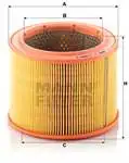 C1760/1 for air filter 306 PARTNER / XSARA BERLINGO 1.9D XUD9 DW8 XUD7T short type