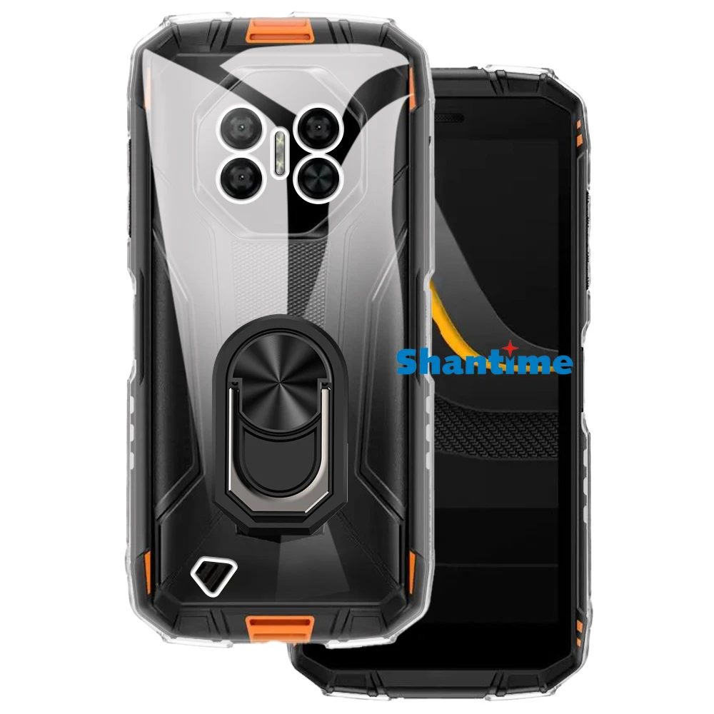 Luxury Shockproof Ring Holder For Doogee Fire 3 Pro 4G Case Soft Silicone TPU Protective Holder Cover