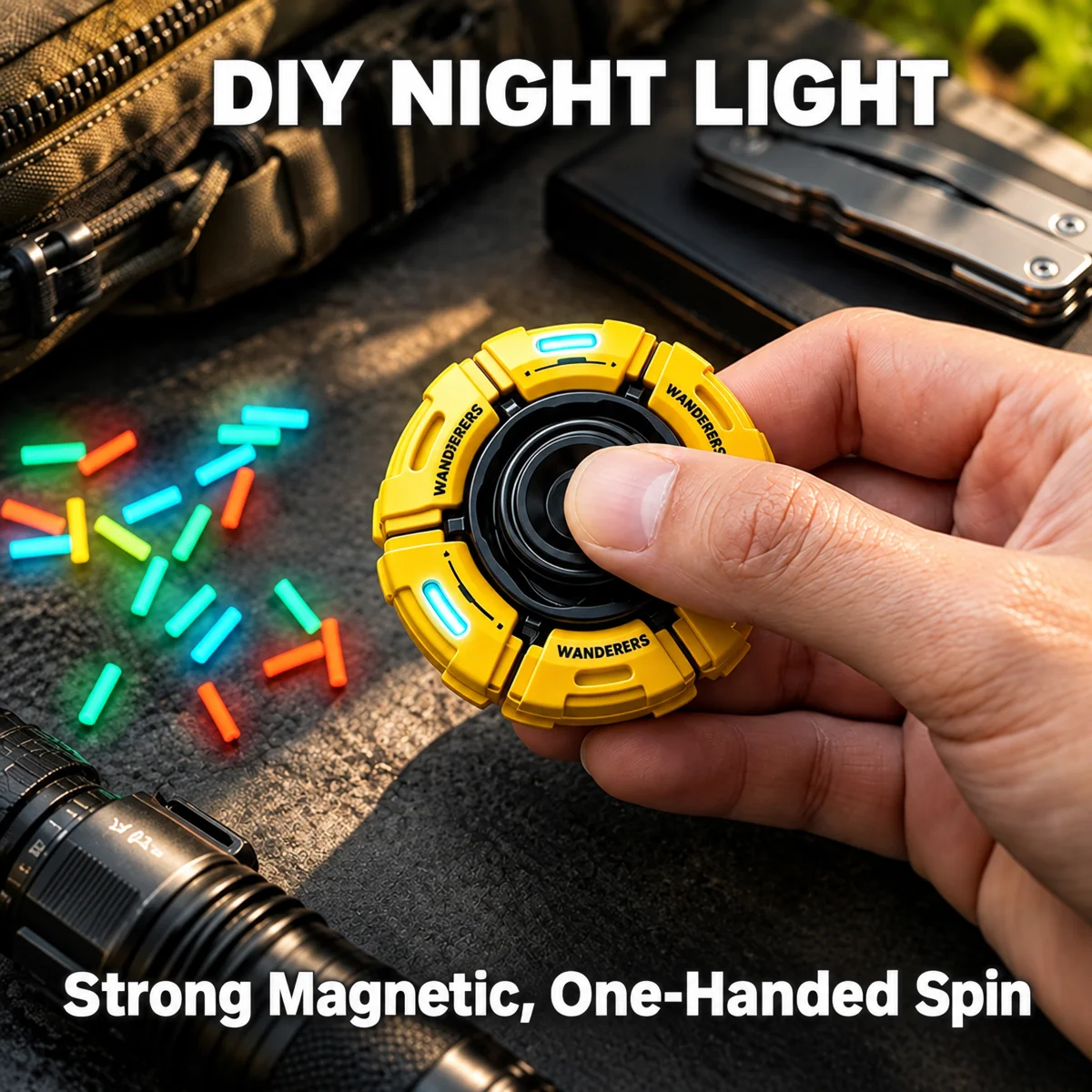 Open Armor Fidget Spinner EDC Metal Fingertip Gyro Deformable Rotating Stress Relief ADHD Anti Anxiety Pocket Desk Toy Adult