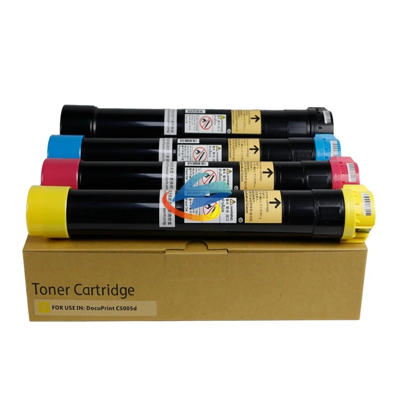 4PCS C5005 C7800 Toner Cartridge Compatible for Xerox DocuPrint C5005d Phaser 7800 Refill Toner Cartridge BK400g CMY300g