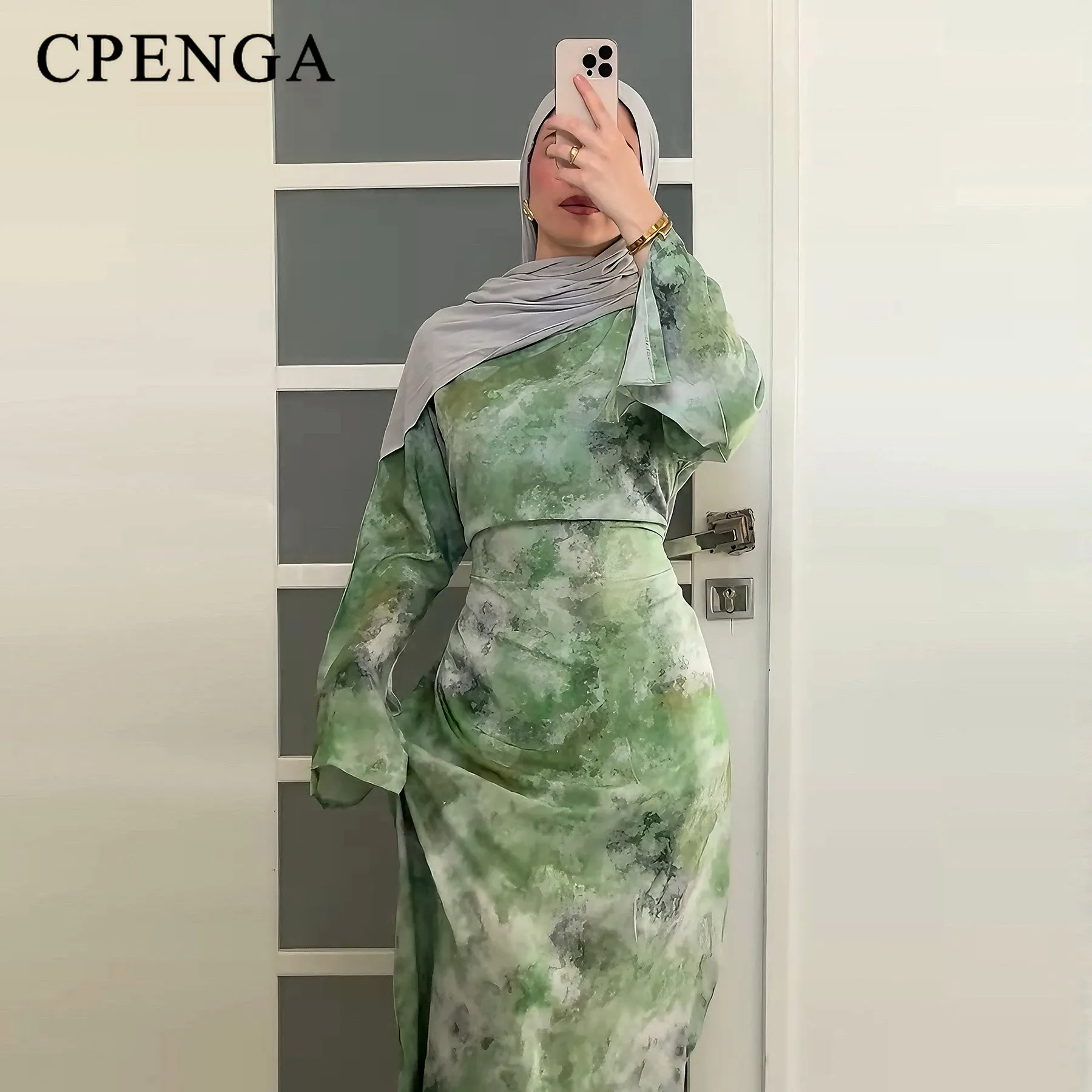 2025 Waist Abaya Dress for Women Elegant Muslim Dress for Party Long Sleeve Colorful Drawstring Dresses Islam Clothing