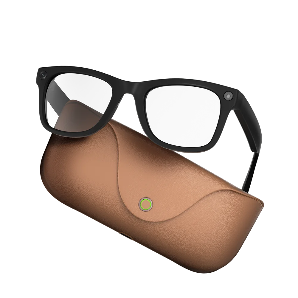MT5 Ultra Smart AI Glasses 8MP Camera AI Translation Voice Control IP65 Waterproof Bluetooth Audio Eyewear