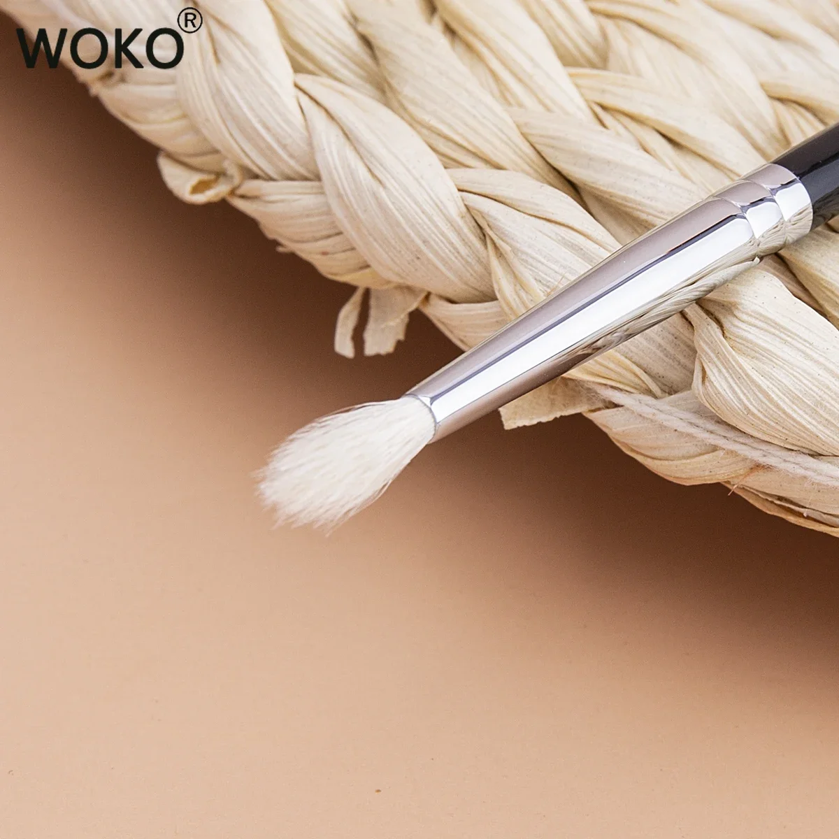 Small Precise Tapered Crease Brush Mini Pointed Eyeshadow Blending Makeup Brush Goat Hair Fluffy Crease Makeup Brushes