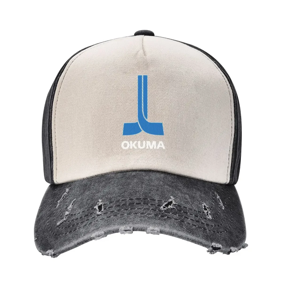 

OKUMA logo Baseball Cap hiking hat funny hat fishing hat designer cap Hats For Women Men's