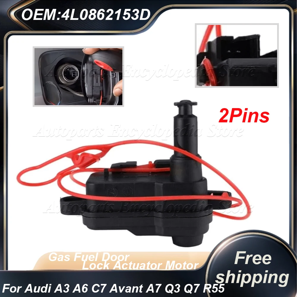 

Fit For Audi A1 A3 A6 C7 Avant A7 Q3 Q7 RS5 4L0862153D Car Fuel Tank Cover Switch Flap Door Lock Actuator Release Motor