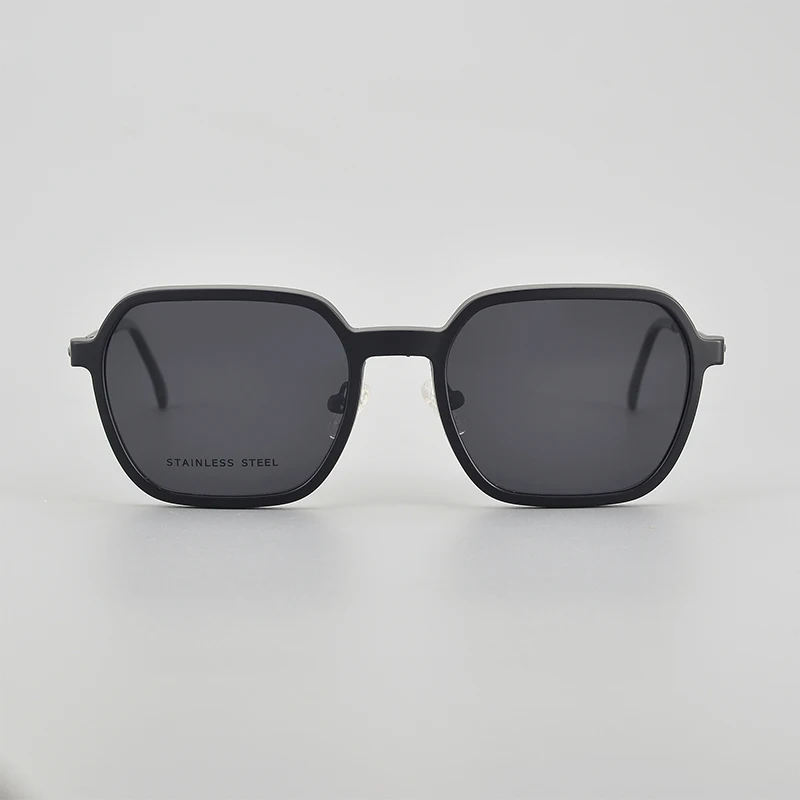 2026 Retro Alloy Optical Eyeglass Frame Clip On Sunglasses Men Women Double Layer Prescription Eyewear Polarized Glasses UV400