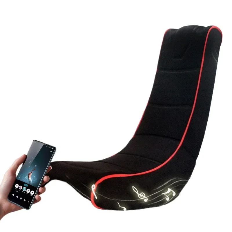 Floor Foldable Rocking Chair Game Music Swing Built-in Speakers Game Chair