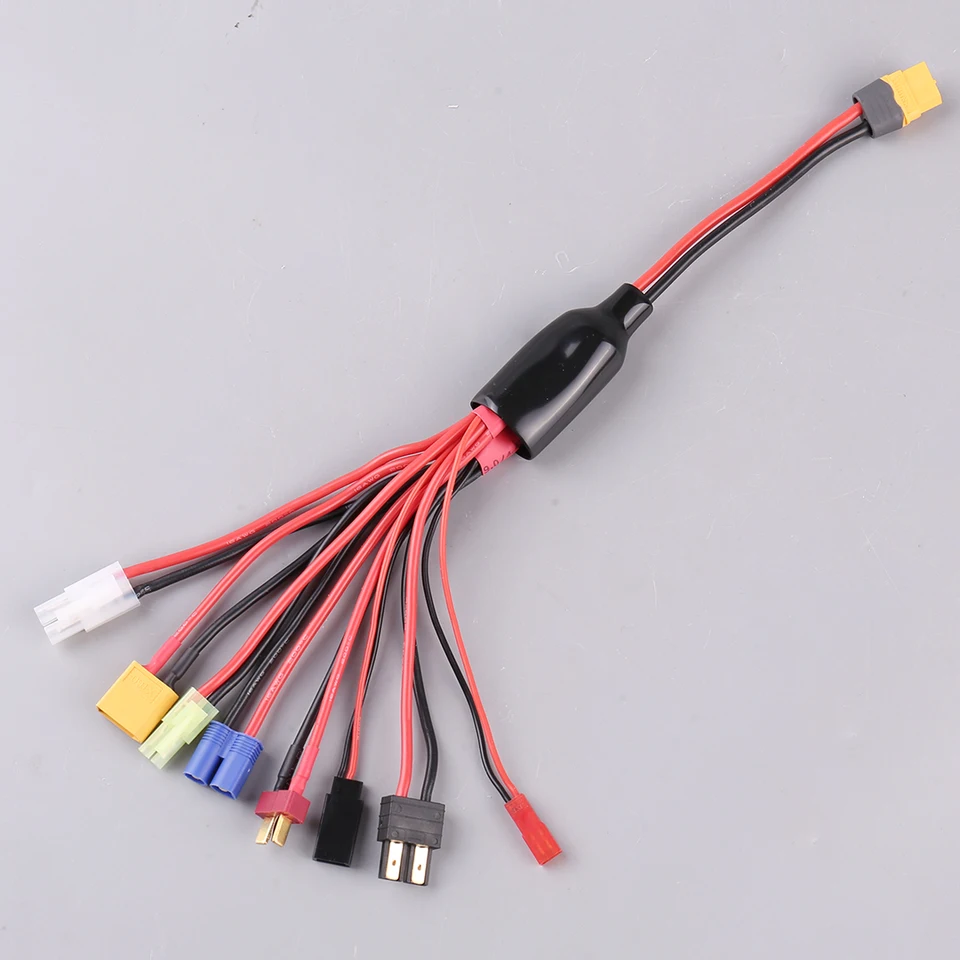 Câble De Charge Multiple 8-en-1 – Adaptateur Pour LiPo Vers Chargeur IMAX B6 – Connecteurs Variés