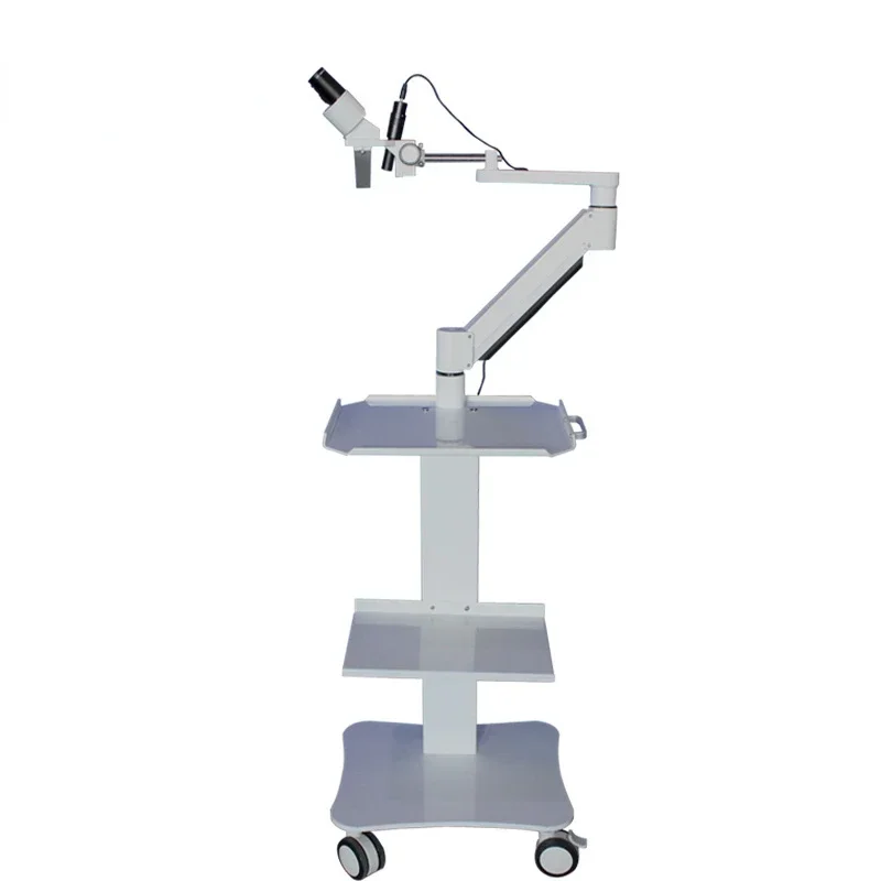 Dental, oral, root canal microscope with cart