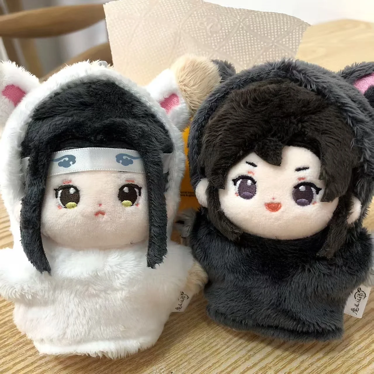 

Мини-кукла 10 см Mo Dao Zu Shi Lan Wangji Wei Wuxian, плюшевый брелок для ключей, кукла, морская звезда, плюшевая игрушка, фигурка Mdzs, кулон, подарок