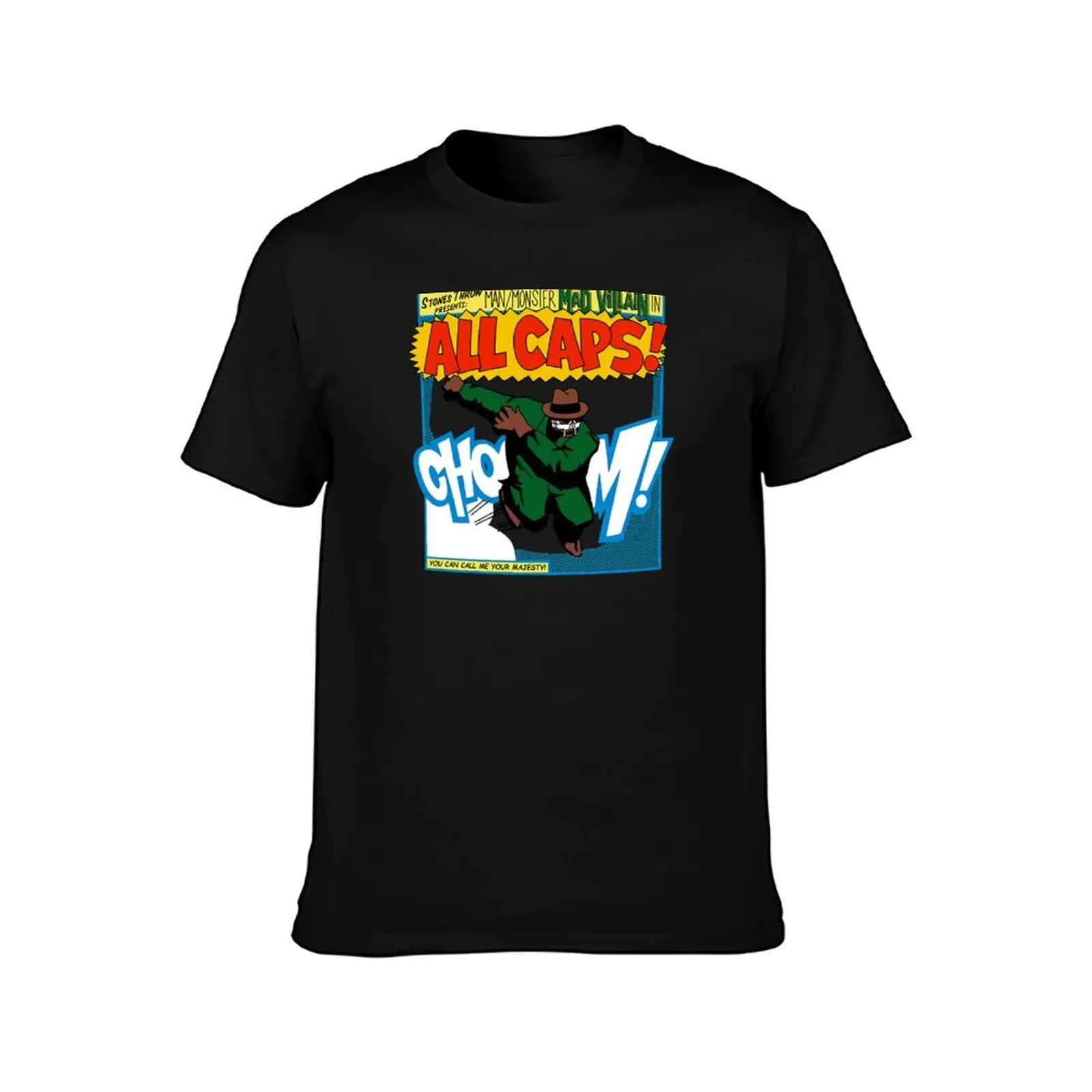 ALL Mf Mf Mf Caps COMIC T-Shirt summer 2025 quick-drying oversized t shirts for men