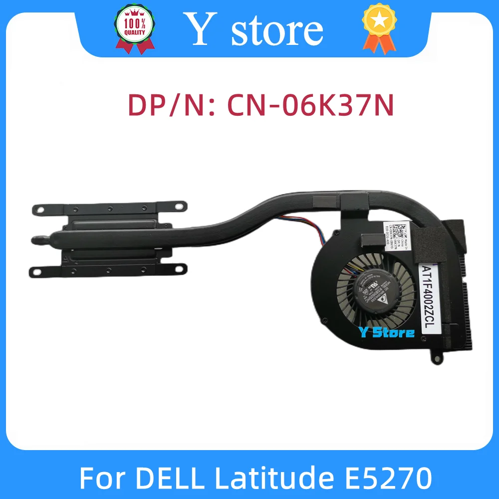 Y Store New Original CN-06K37N 06K37N 6K37N Radiator For Dell Latitude E5270 Cooling Heatsink Fast Ship