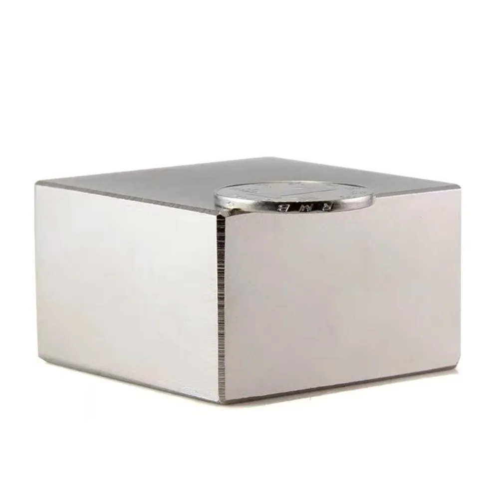 N52 50x50x25 Disc Water Meter Rectangle Strong Bar Block Magnets Powerful Aimant Refrigerator Motor Office Home Diy Craft