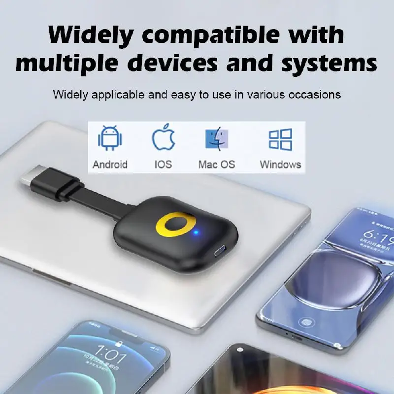 2.4G/5G Wireless WiFi Display TV Dongle Receiver อะแดปเตอร์ HDMI 4K Dongle Mirascreen TV Stick สําหรับ Android IOS ทีวี