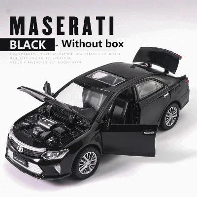 Neue Maßstab 1:32 TOYOTA CAMRY Metall Legierung Diecast Auto Modell Miniatur Modell Mit Pull Zurück Sound Licht kinder Spielzeug Für kinder Auto