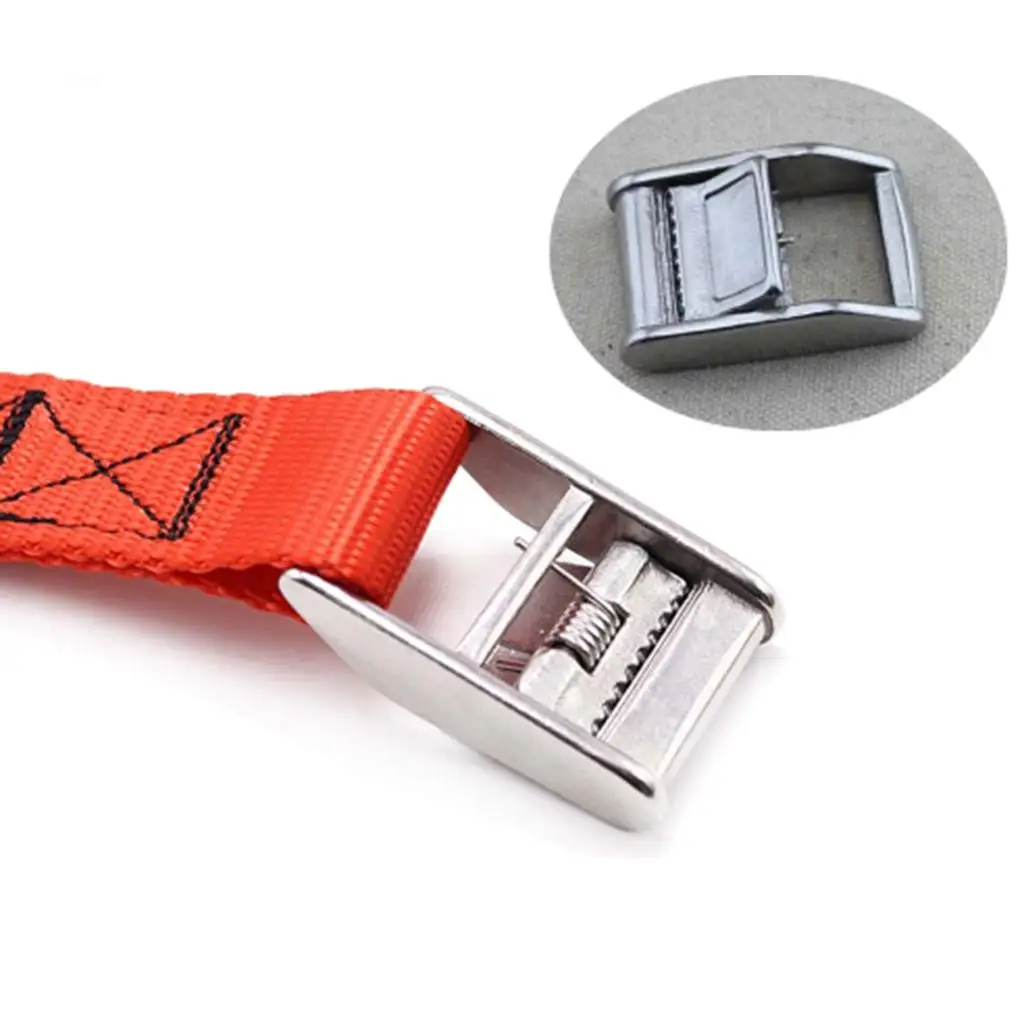

Durable Stainless Steel Cam Buckle Tie Down Straps Handle Replacement for Car Strap Lashing Part