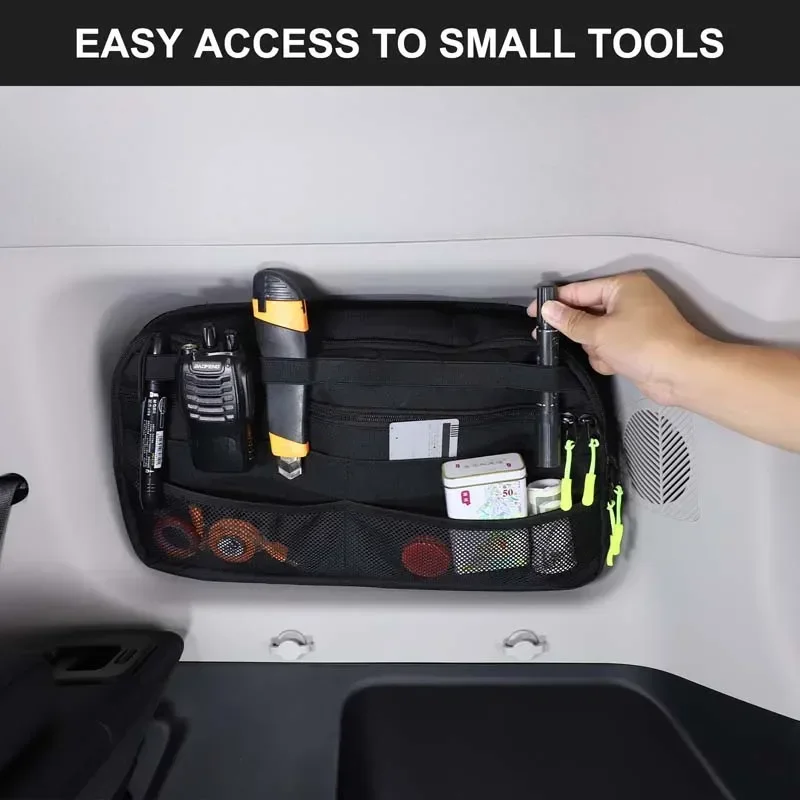 

For Chery Jaecoo 6 J6 ICAR 03 24-25 Oxford Cloth Black Car Trunk Window Package Bag Cargo Tools Tidying Package Car Accessories