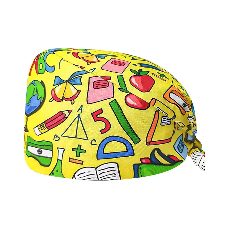 Chapeaux Médicaux en Coton Ultra Doux, Casquette de GIslande Pédiatrique, Respirant, Dentiste, Soins Infirmiers, Spa, Vente en Gros