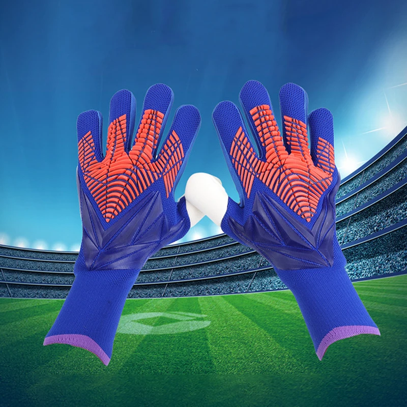 

1Pair Professional Latex Football Gloves Soccer Ball Goalkeeper Gloves Kids Adults Thickened Football Goalie Protection Glove