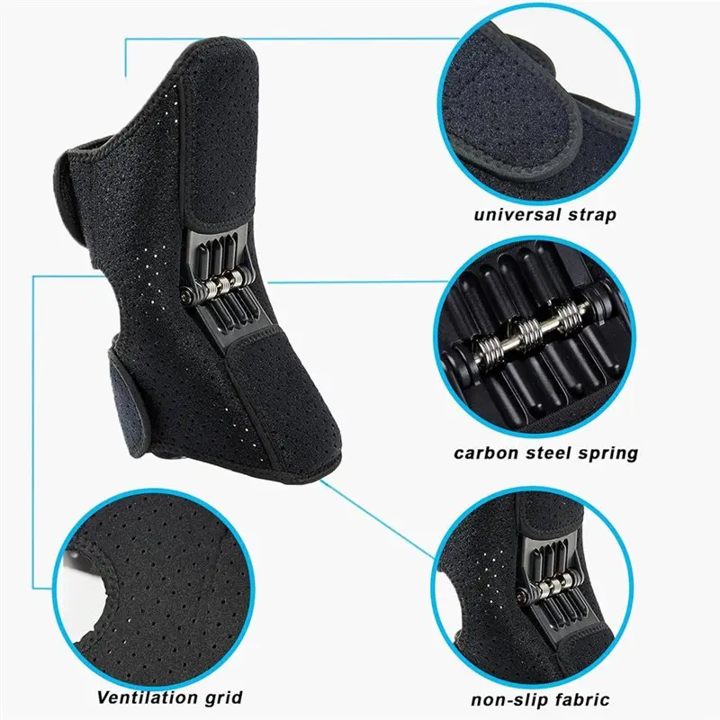 【BIG SALE】Joint Support Knee Braces 2 Pack,Non-Slip Support Brace For Men Women, Powerful Rebound Spring Force Protection Booste