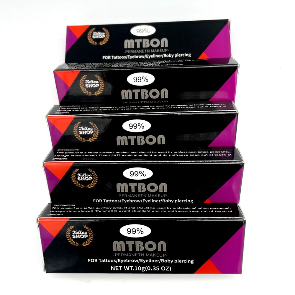 2025 새로운 오리지널 99% MTBON 문신 크림 영구 메이크업 전 마이크로 블레이드 눈썹 입술 10g 문신 크림